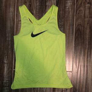 Nike Dri-Fit Neon Yellow Tank Top
